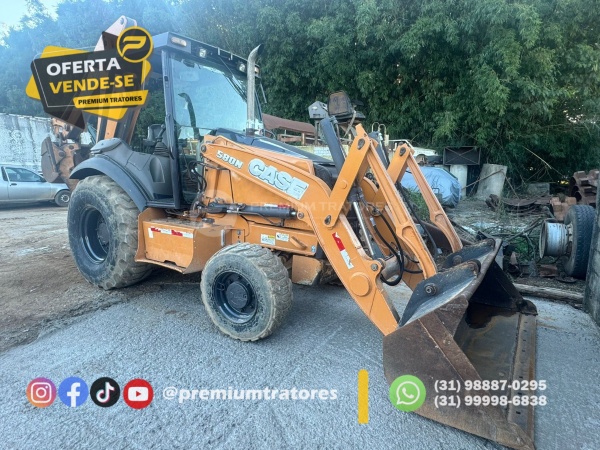 Retroescavadeira Case 580N ano 2014