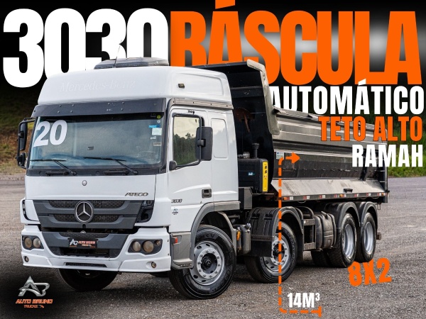 Caminhão Mercedes Benz Atego 3030 Bitruck ano 2020