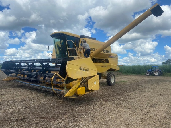 Colheitadeira New Holland TC59 Sojeira ano 2004