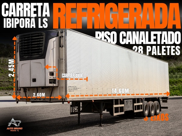Carroceria Ibiporã Baú Refrigerado ano 2010 - Baú Refrigerado - Implementos Rodoviários