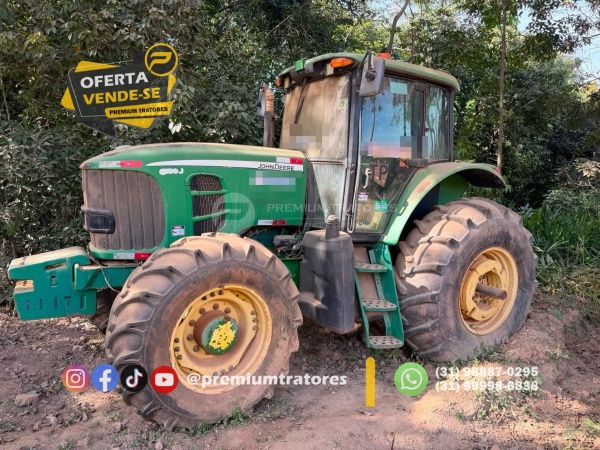 Trator John Deere 6180J ano 2013 - 6180J - Máquinas Agrícolas