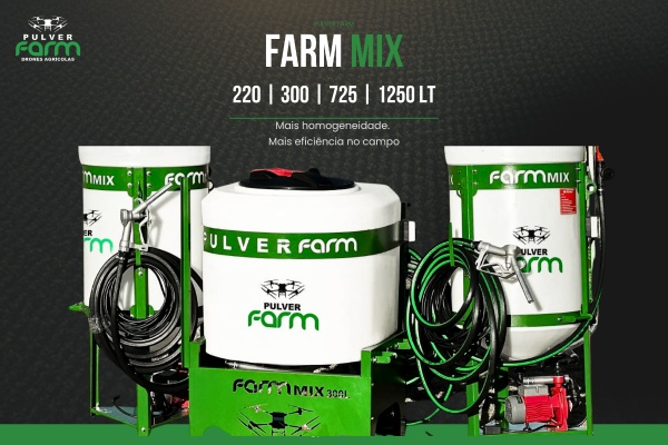 Misturadores e Preparadores de Calda de Pulverização Pulver Farm  Farm Mix ano 2026