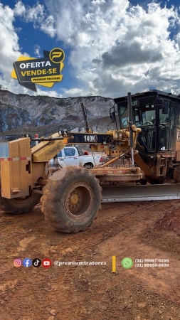 Motoniveladora Caterpillar 140 K ano 2022 - 140 K - Máquinas de Linha Amarela