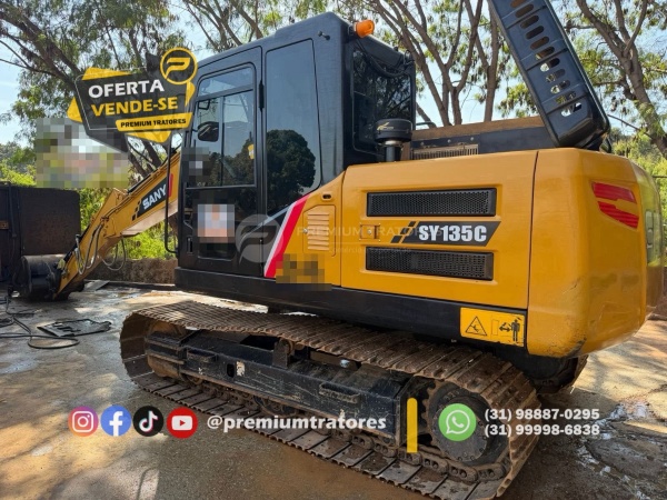 Escavadeira SANY SY135 C ano 2025