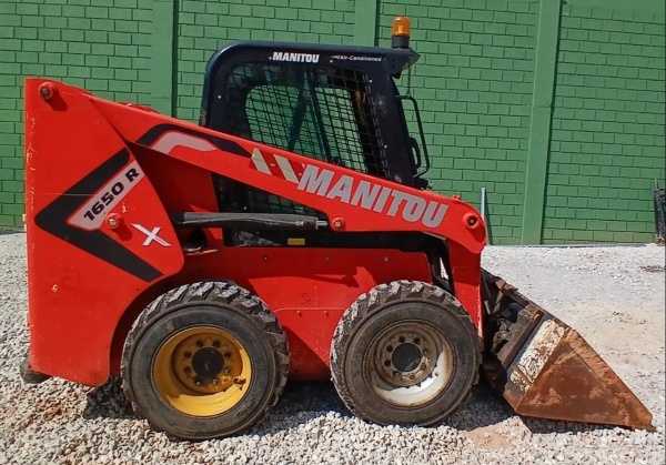 Mini Carregadeira Manitou 1650R ano 2021