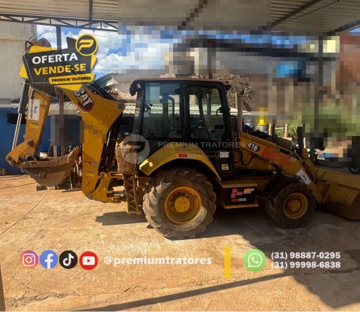 Retroescavadeira Caterpillar 416 ano 2022