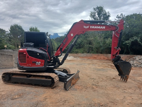 Mini Escavadeira Yanmar VIO 80 ano 2022