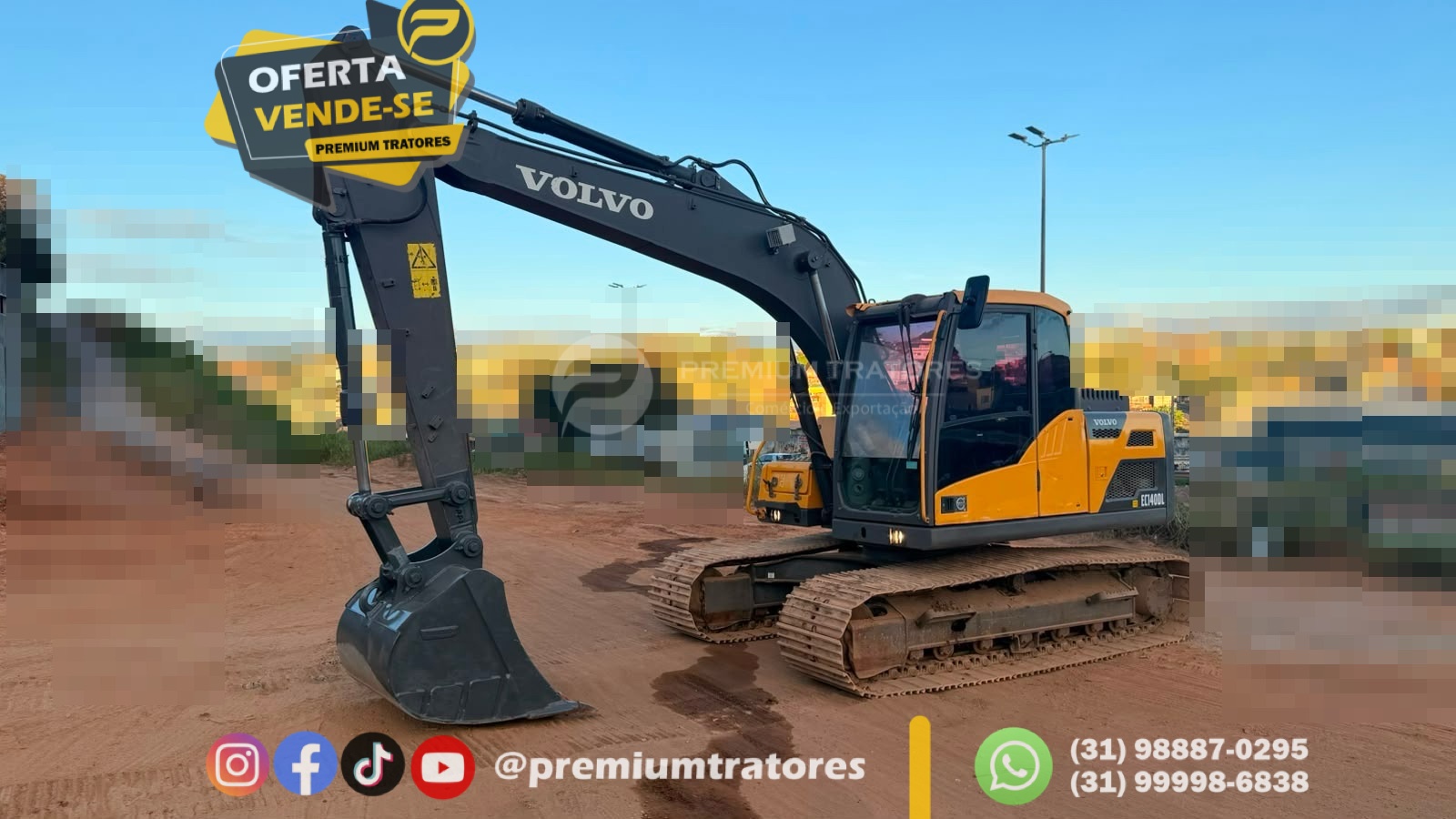 Escavadeira Volvo EC140DL ano 2022