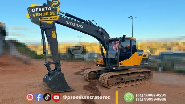 Escavadeira Volvo EC140DL ano 2022 - EC140DL - Máquinas de Linha Amarela