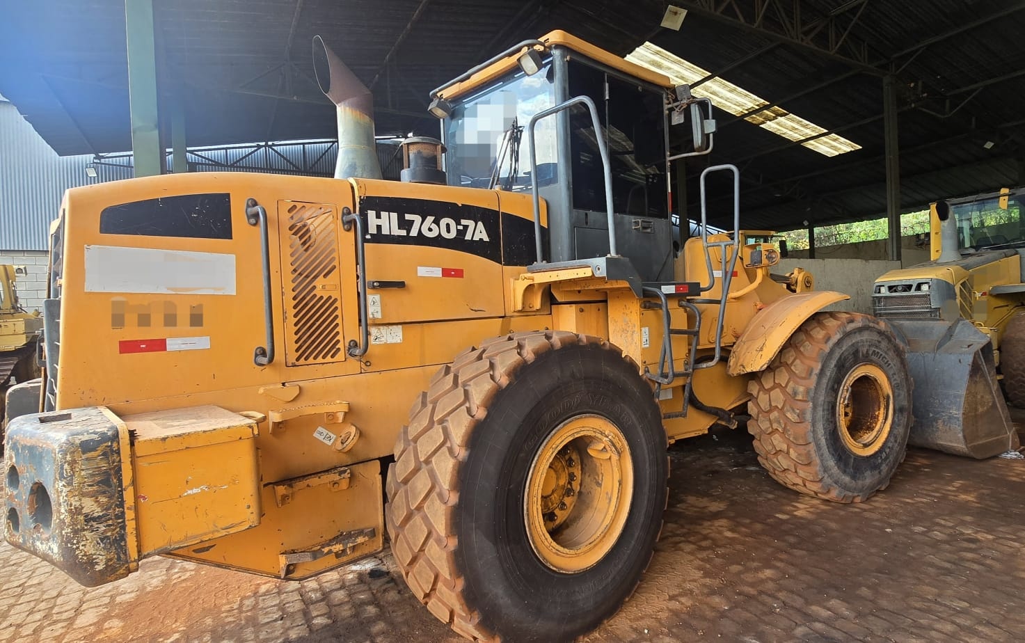 Pá Carregadeira Hyundai HL760-9 ano 2010