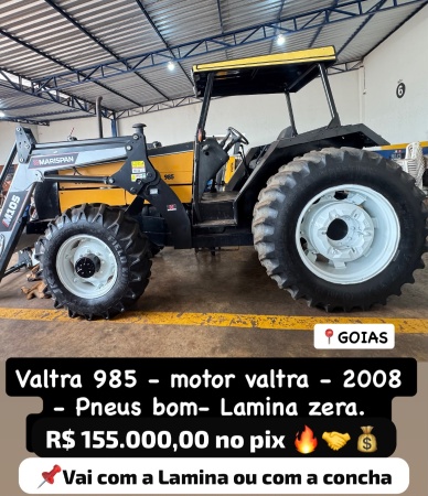 Trator Valtra 985 ano 2008