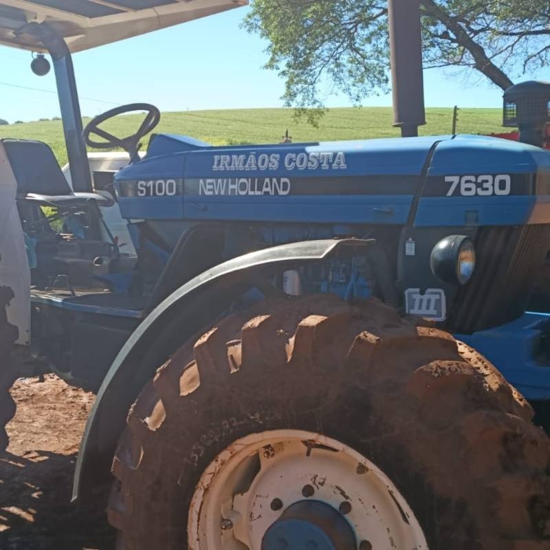 Trator New Holland 7630 S100 ano 1996