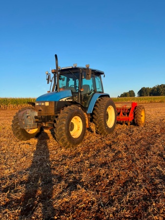 Trator New Holland TS 110 ano 2007 - TS 110 - Máquinas Agrícolas