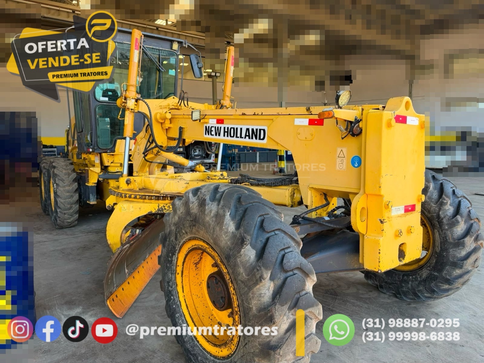 Motoniveladora New Holland RG170.B  ano 2008