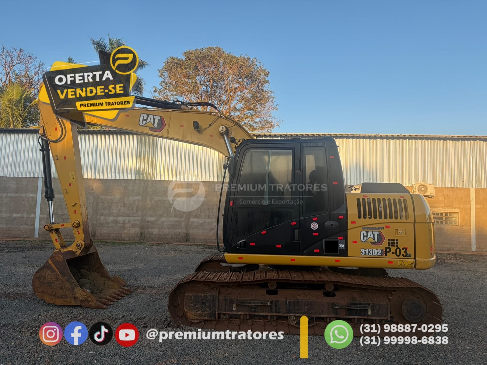 Escavadeira Caterpillar 336 ano 2023