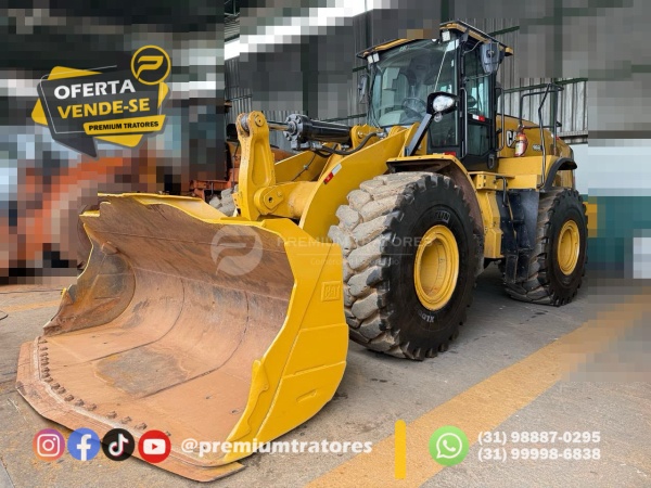 Pá Carregadeira Caterpillar 966L ano 2022 - 966L - Máquinas de Linha Amarela