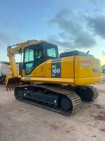 Escavadeira Komatsu PC160 ano 2007