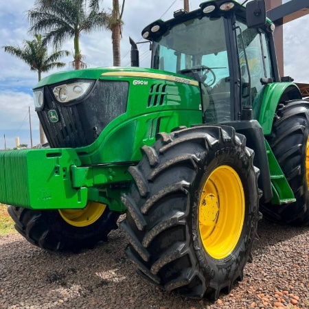 Trator John Deere 6190M ano 2022 - 6190M - Máquinas Agrícolas