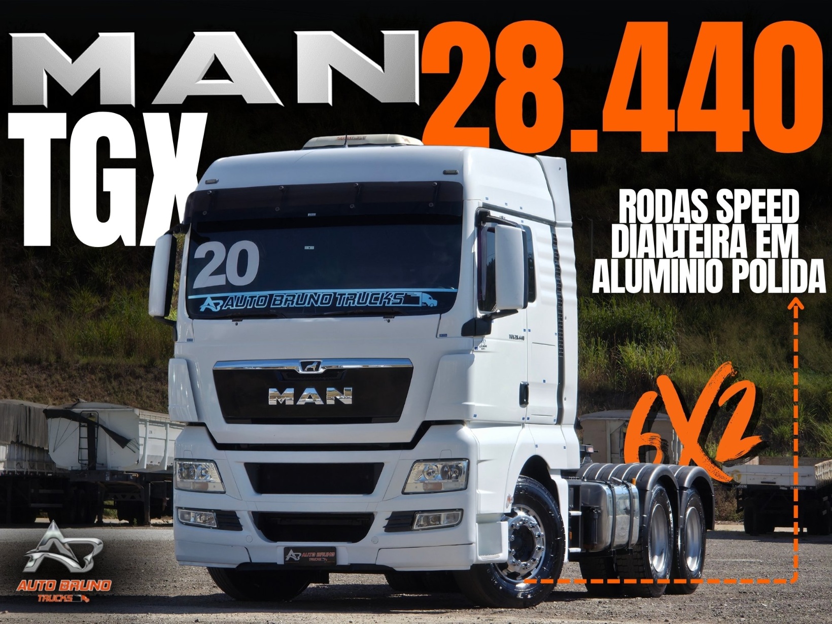 Caminhão MAN TGX 28.440 6X2 T ano 2020