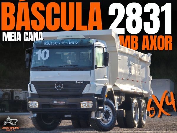 Caminhão Mercedes Benz Axor 2831 6x4 ano 2011 - Axor 2831 6x4 - Caminhões e Carretas