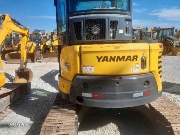 Mini Escavadeira Yanmar VIO55 ano 2022 - VIO55 - Máquinas de Linha Amarela