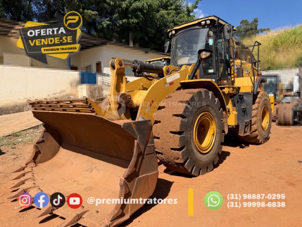 Pá Carregadeira Caterpillar 966L ano 2021 - 966L - Máquinas de Linha Amarela