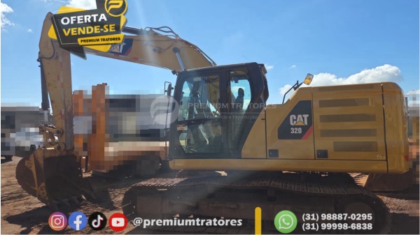 Escavadeira Caterpillar 320 ano 2019 - 320 - Máquinas de Linha Amarela
