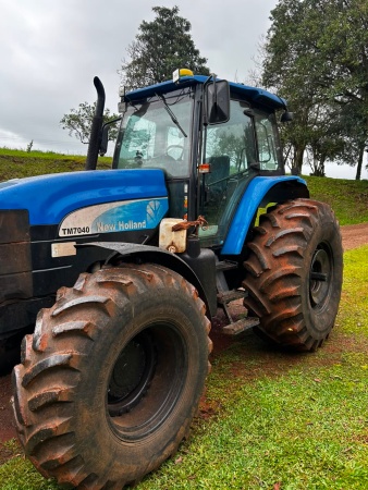Trator New Holland TM 7040 ano 2011 - TM 7040 - Máquinas Agrícolas