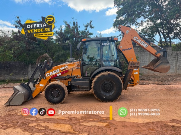 Retroescavadeira Case 580 N ano 2026 - 580 N - Máquinas de Linha Amarela