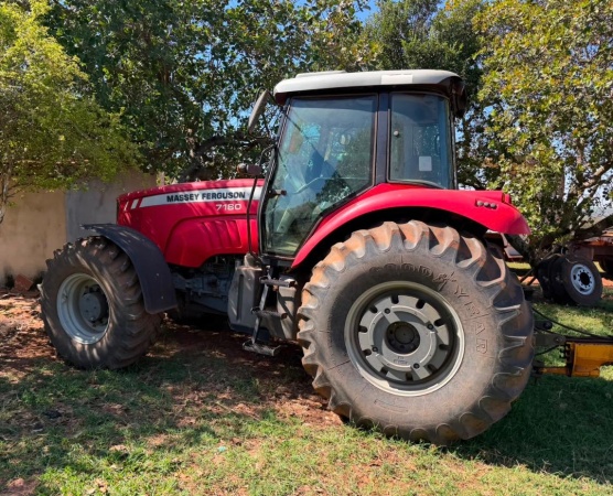 Trator Massey Ferguson MF 7180 ano 2016 - MF 7180 - Máquinas Agrícolas