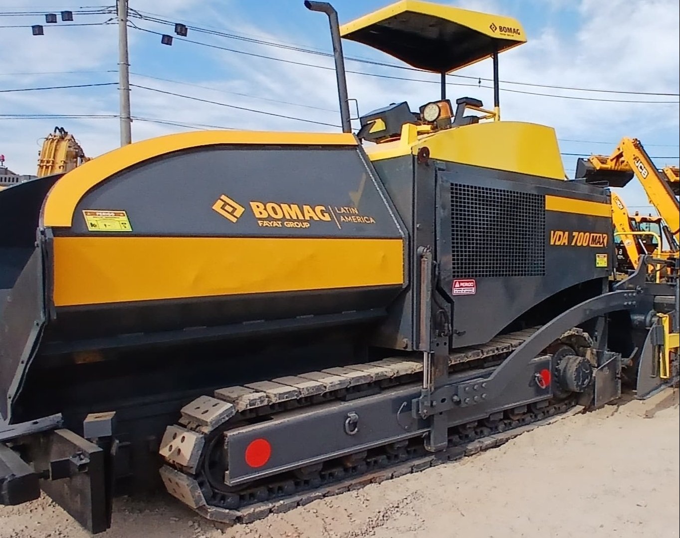 Vibroacabadora bomag VDA 700 MAX ano 2018