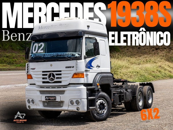 Caminhão Mercedes Benz 1938-S 6X2 3E 2P ano 2002