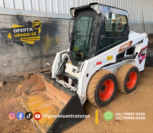 Mini Carregadeira Bobcat S450 ano 2022 - S450 - Máquinas de Linha Amarela