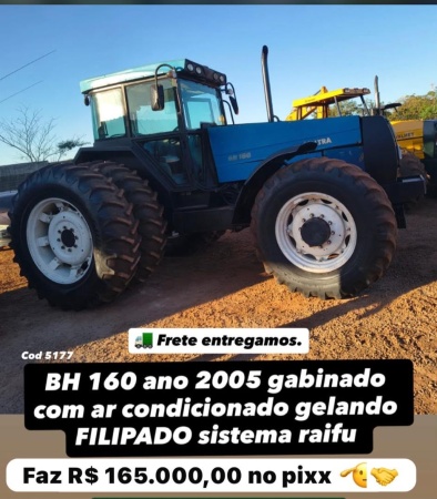 Trator Valtra BH160 ano 2005 - BH160 - Máquinas Agrícolas