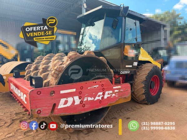 Rolo Compactador Dynapac CA250 ano 2012 - CA250 - Pavimentação e Infraestrutura