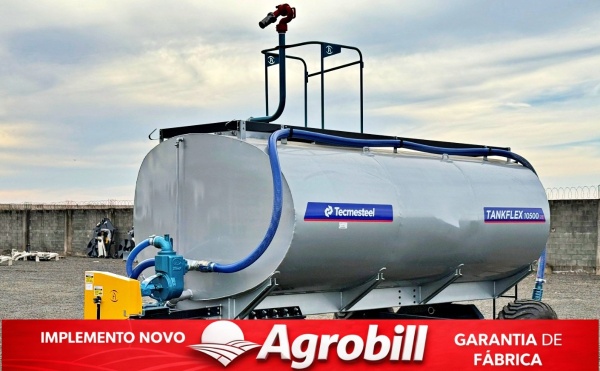 Carreta Tanque Agrícola Tecmesteel Tankflex 10500 - Tankflex 10500 - Carretas