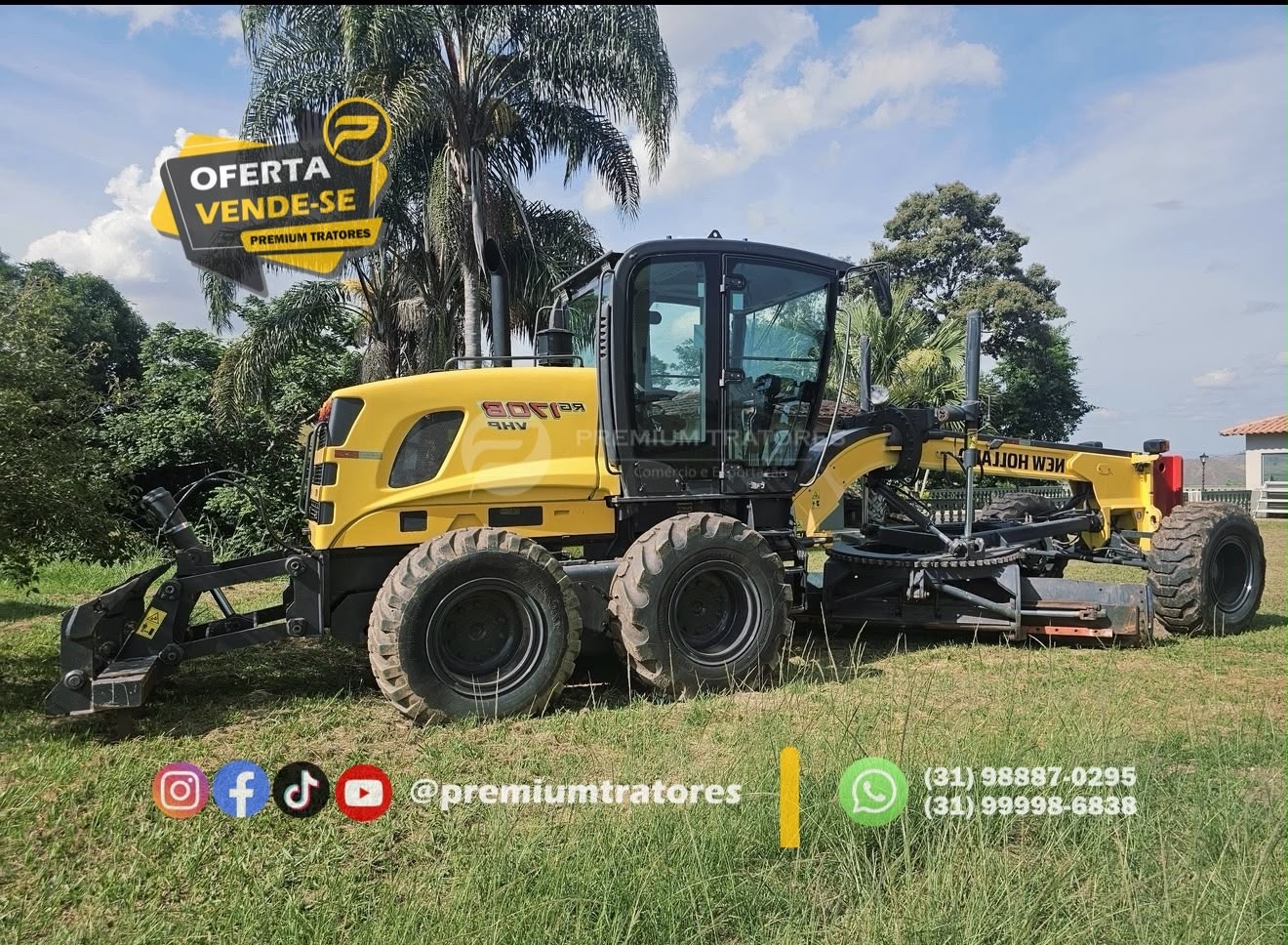 Motoniveladora New Holland RG170.B  ano 2019