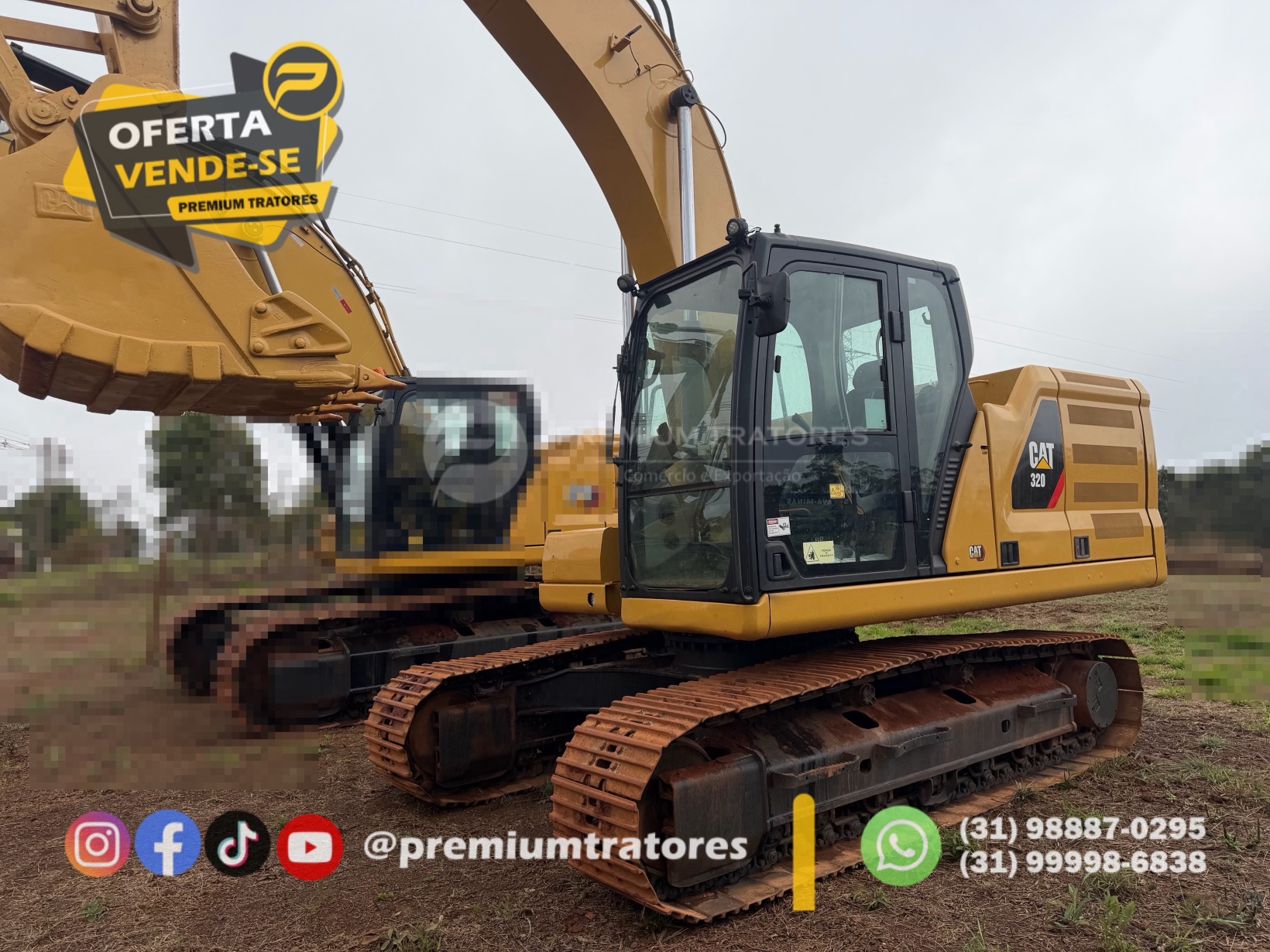 Escavadeira Caterpillar 320 GC ano 2019