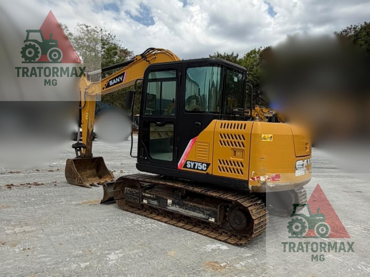 Mini Escavadeira SANY SY75 C ano 2024