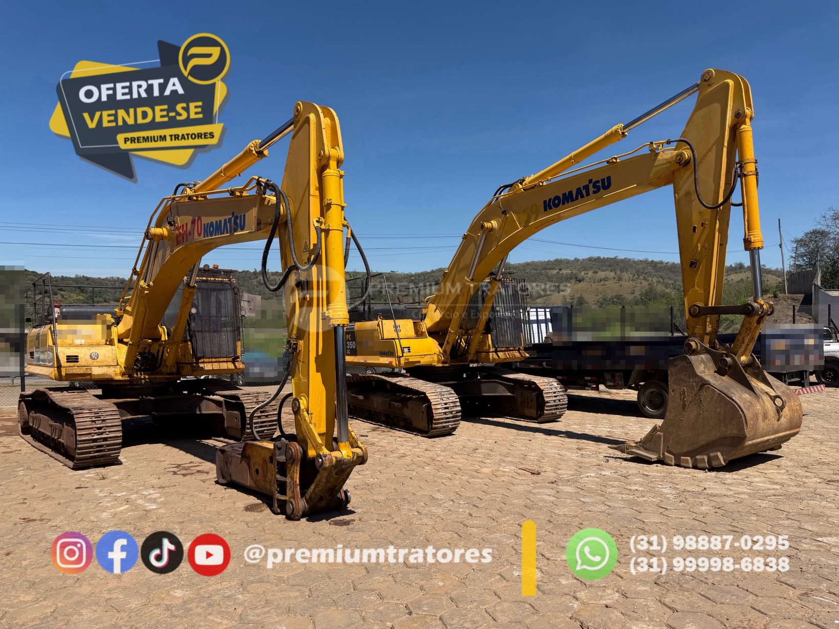 Escavadeira Komatsu PC350 ano 2022