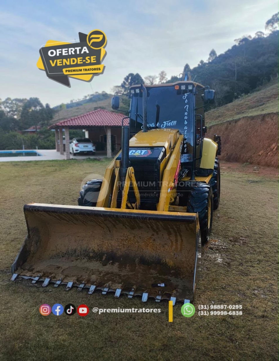 Retroescavadeira Caterpillar 416 ano 2023