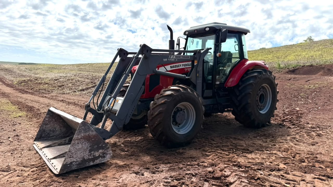 Trator Massey Ferguson MF 7180 ano 2014