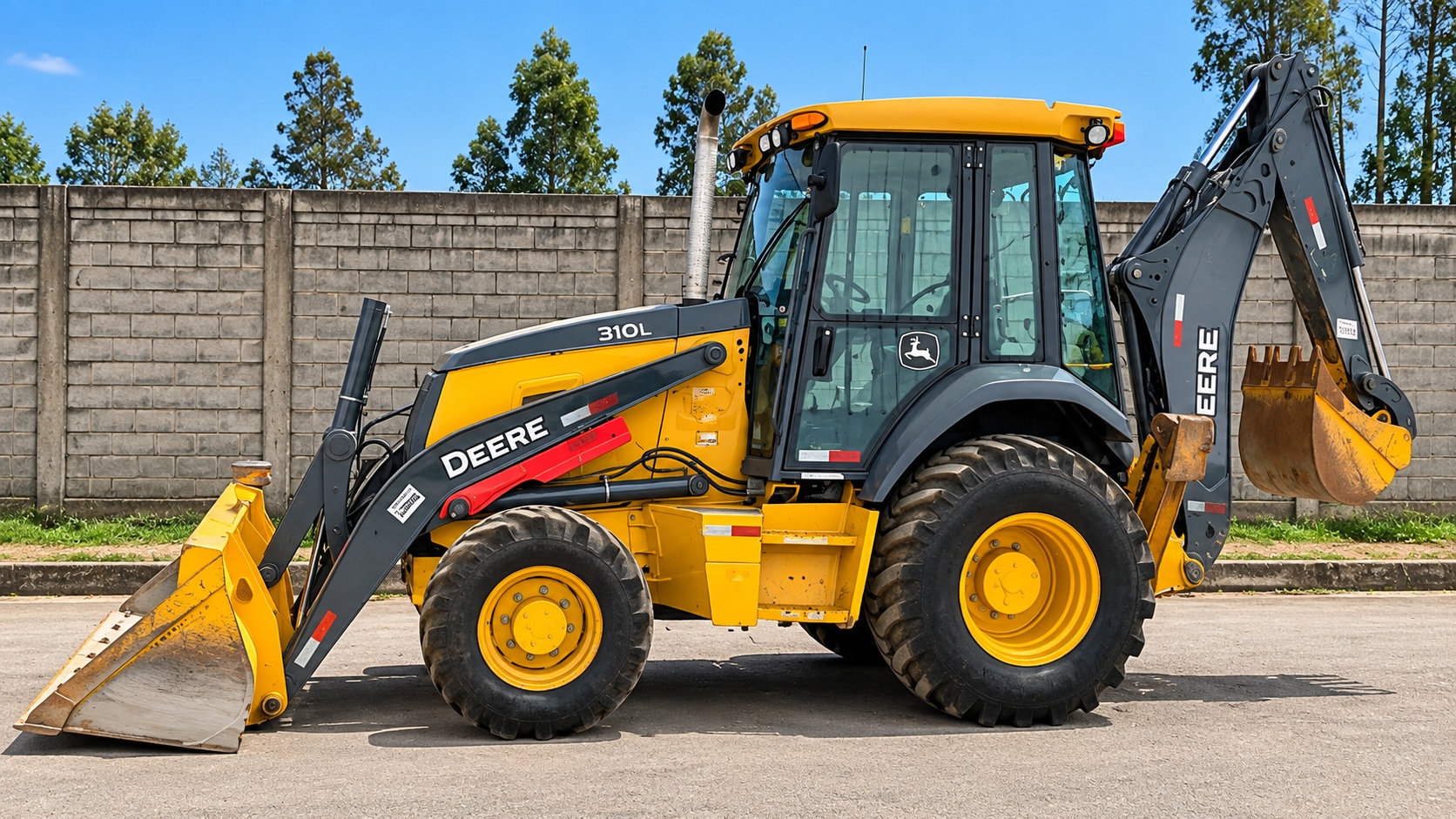 Retroescavadeira John Deere 310L ano 2023