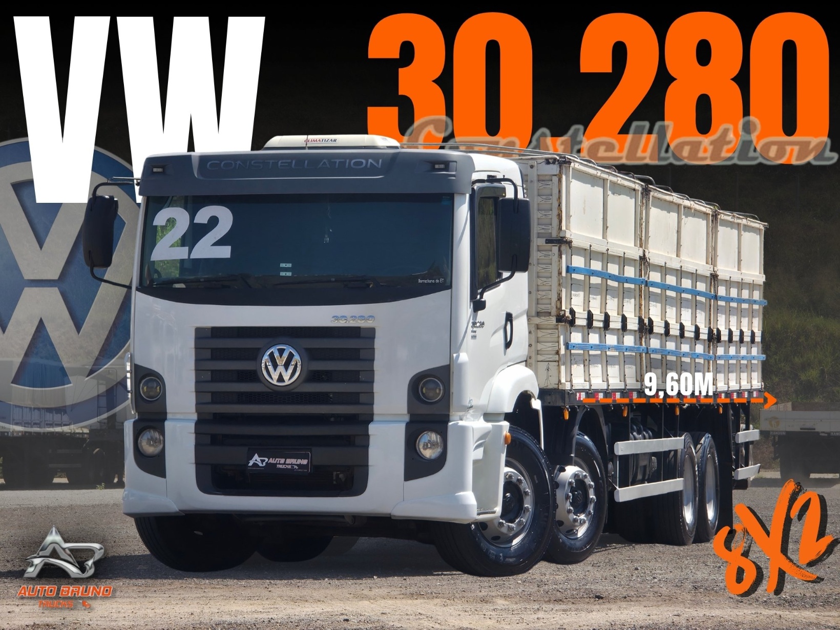 Caminhão Volkswagen 30-280 8x2 ano 2022