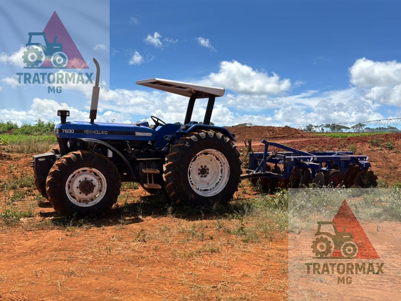 Trator New Holland 7630 ano 2001