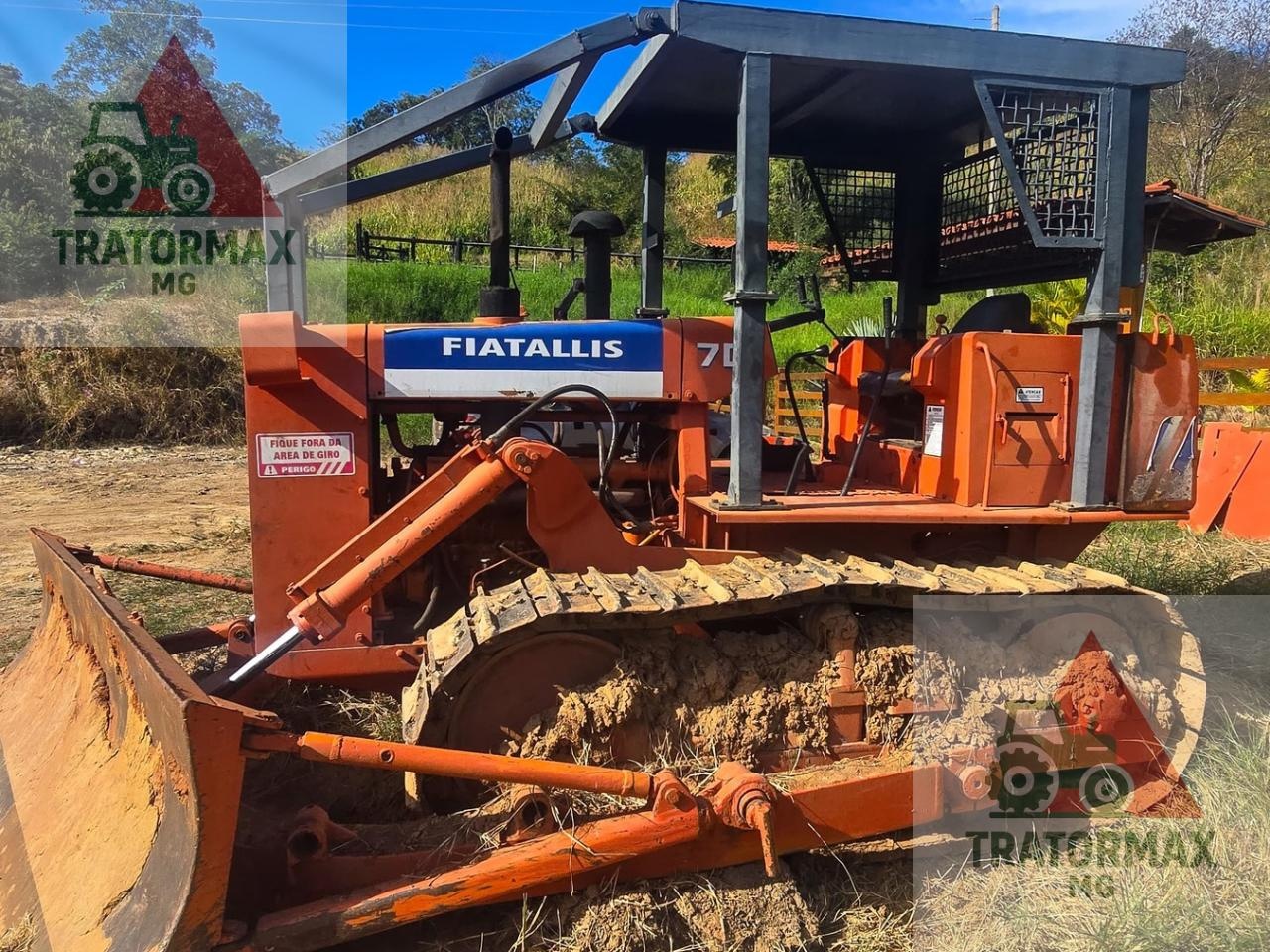 Trator de Esteira Fiatallis 7D  ano 1989
