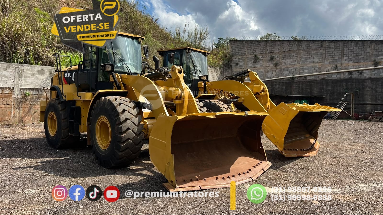 Pá Carregadeira Caterpillar 950L ano 2018