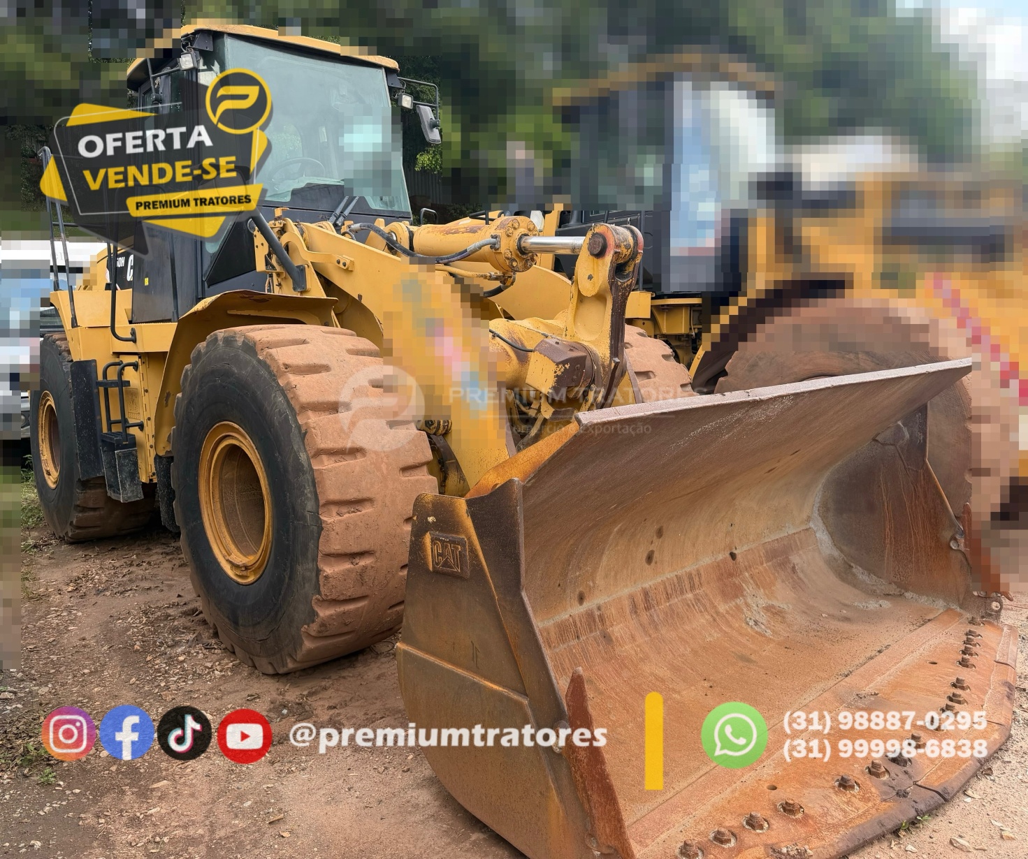 Pá Carregadeira Caterpillar 950H ano 2016