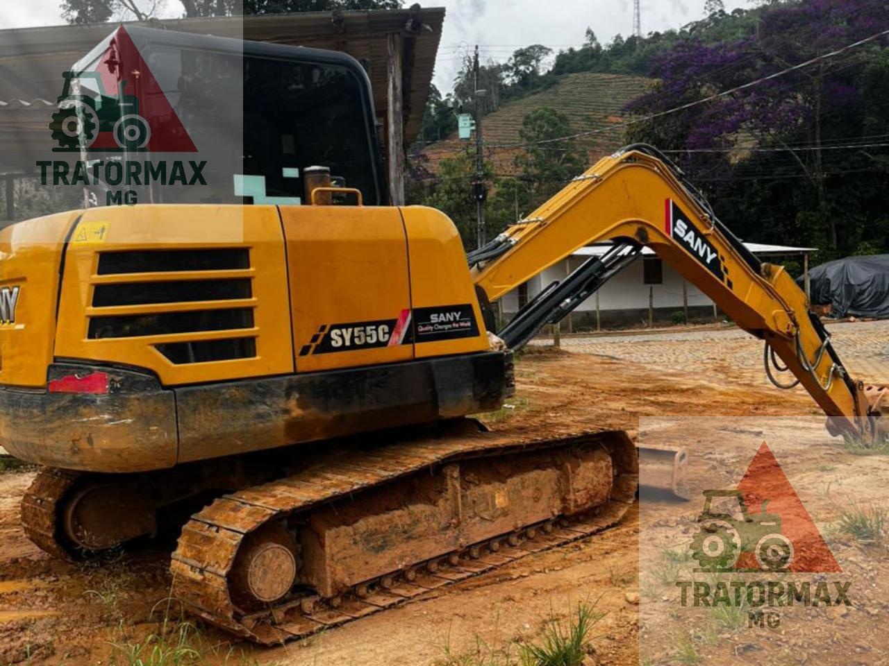 Mini Escavadeira SANY SY55 C ano 2024