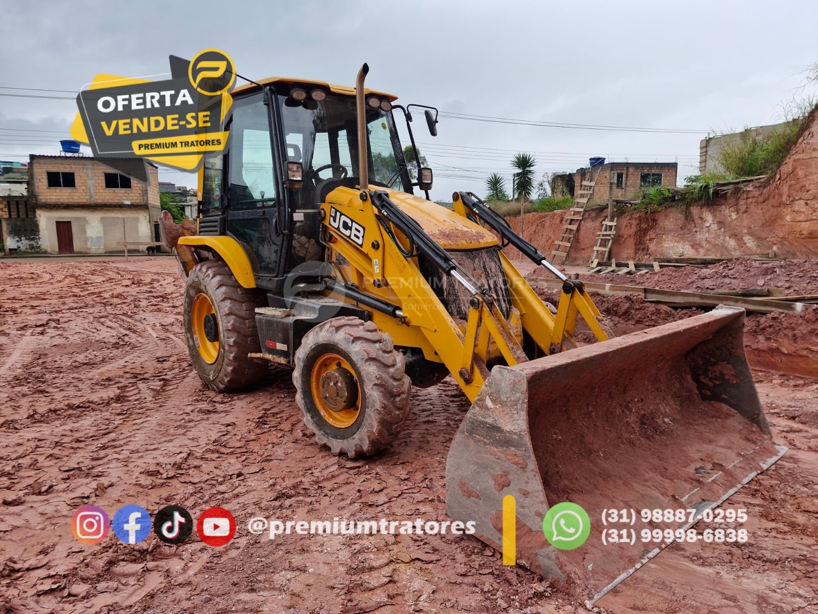 Retroescavadeira JCB 3CX ano 2023